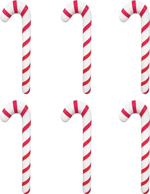 Produktbild von Aufblasbare Zuckerstangen-Ballons für Weihnachtsdekorationen, große Zuckerstangen mit roten und weißen Streifen für Weihnachten, drinnen und draußen, Urlaub, Hof, Pool, Stranddekoration