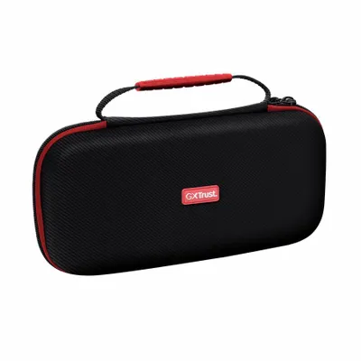 Produktbild von Trust GXT 1248, Hartschalenkoffer, Nintendo, Schwarz, Nintendo Switch, Nintendo Switch Lite, Nintendo Switch OLED, Schockresistent, Reißverschluss