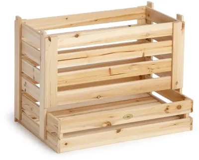 Produktbild von Aufbewahrungsbox für Kartoffeln und Obst, Beige, 58 x 38 x 42 cm