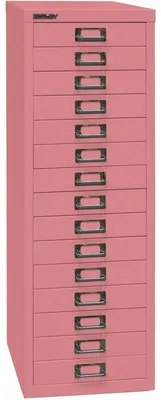 Image de BISLEY L3915601 Schubladenschr.A4 15sch.pink