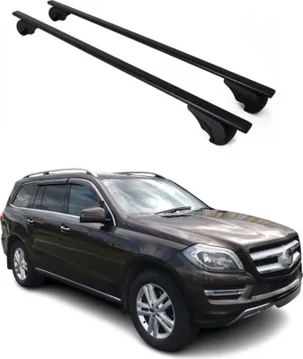 Produktbild von Dachträger Grundtäger für Mercedes GL Klasse X166 2013-2016 75kg Metall Schwarz