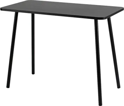 Produktbild von PAPERFLOW easyHome HOPM Schreibtisch schwarz rechteckig, 4-Fuß-Gestell schwarz 100,0 x 50,0 cm