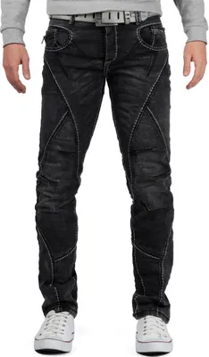 Produktbild von Cipo & Baxx Herren Jeans CD288 Black W40/L32