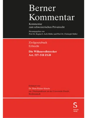 Immagine prodotto di Die Willensvollstrecker Art. 517-518 ZGB