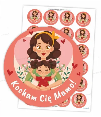 Produktbild von Aufkleber Ich liebe dich, Mama!