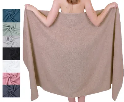 Produktbild von Betz XXL Badetuch 100 x 200 cm BERLIN Saunatuch 100% Baumwolle Farbe – cappuccino