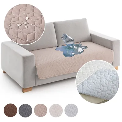 Produktbild von Wasserabweisend Bettdecke Abdeckung Läufer Abdeckung Schutz für Sofa Couch 90x200 cm KALTES BEIGE
