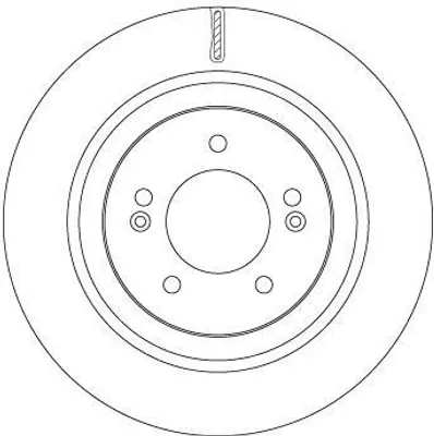 Produktbild von 2x TRW Bremsscheibe DF6959 für KIA OPTIMA Sportswagon OPTIMA 37mm 314mm