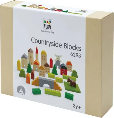 Produktbild von PlanToys Holzspielzeug Blocks auf dem Land