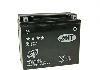 Image de Batterie JMT GEL JMTX20L-BS 18AH Kymco QUAD Maxxer MXU UXV, Polaris,Triumph,YFM