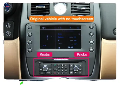 Image de Adaptateur CarPlay, compatible avec Android Auto, intégration multimédia, pour Maserati de 2008 à 2012