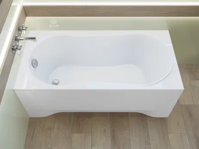 Zdjęcie produktu dla Wanna Akrylowa Zestaw 4w1 Prostokątna 170x70 Biała + Obudowa Akrylowa, Nowoczesny Chrom Premium Syfon i Nogi (stelaż) w komplecie | BADLAND GRACJA
