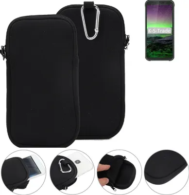 Produktbild von K-S-Trade Neopren-Hülle Handyhülle kompatibel mit Blackview BV5500 Pro Schutzhülle Neoprenhülle Sleeve Schutz-Hülle Gürtel Tasche Case Holster