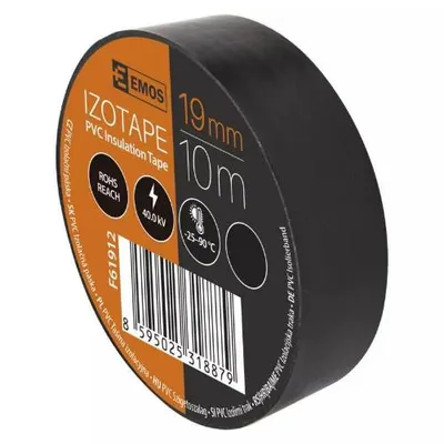 Produktbild von Isolierband, 19 mm x 10 m, schwarz