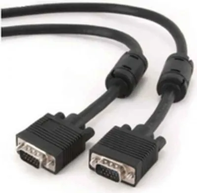 Obrázok produktu pre Gembird CC-PPVGA-10M-B, 10 m, VGA (D-Sub), VGA (D-Sub), Čierna, Samec/samec, 704 g