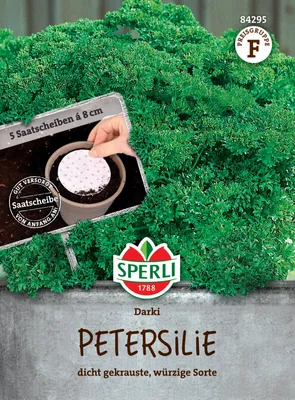 Produktbild von Petersilie Darki (Saatscheibe) | Petersiliensamen von Sperli