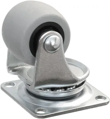 Produktbild von Möbelrollen mit einem Durchmesser von 40 mm und Gummirollen