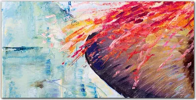 Produktbild von Coloray Bild aus Acryl 100 cm x 50 cm - Dekoration Wohnzimmer Wanddekoration Gehärtetes Acryl Küche Acrylblock mit Bild - Abstraktes Gemälde