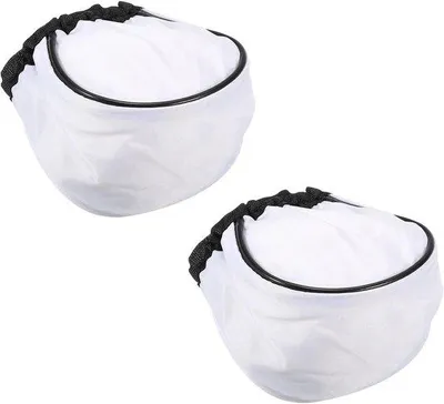 Produktbild von Diffuser Kappe für Fotografie 2er Pack - Universeller weicher elastischer Mondkap für Blitzaccessoires