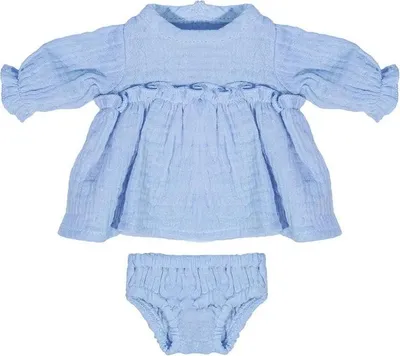 Produktbild von Miniland Puppenkleidung Set - Kleid und Hose für 32cm Puppen