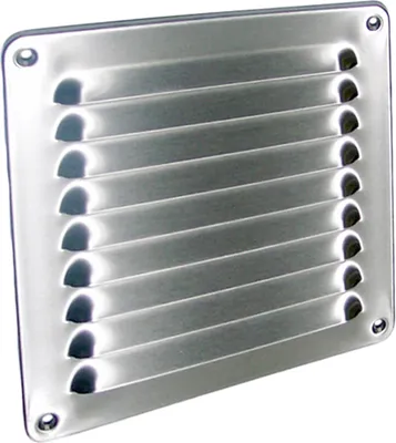 Produktbild von Lüftungsgitter LG-2020 A Lamellengitter Alu F1 195 x 195mm Zuluft Abluftgitter