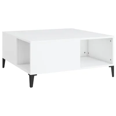 Obrázek produktu pro vidaXL Konferenční stolek bílý 80x80x36,5 cm Dřevěný materiál