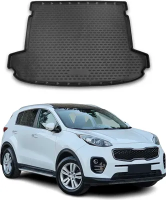 Zdjęcie produktu dla Wykładzina bagażnika do Kia Sportage 2016-2021 gumowa TPE czarna