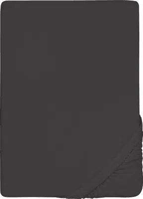 A flat lay of a fitted sheet.