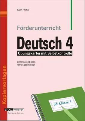 Produktbild von Förderunterricht Deutsch 4. Schuljahr