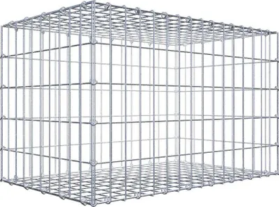 Produktbild von Gabione 80 cm x 50 cm x 50 cm (L x H x T), Maschenweite 5 cm x 10 cm, C-Ring