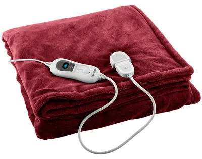 Obrázok produktu pre Klarstein XL Elektrická deka, 120 W vyhrievacia prikrývka s automatickým vypnutím, pohodlná prikrývka na posteľ, pohovku a kemping, veľké elektrické vyhrievacie prikrývky, energeticky úsporné a prateľné vyhrievacie prikrývky, 180 x 130 cm