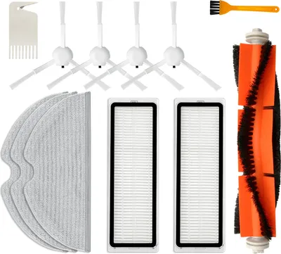 Produktbild von INF Príslušenstvo kefy filter 12 dielov Xiaomi Mijia 1C / 2C / Dream F9 / Mop 2 Pro Plus / STYTJ01ZHM / STYTJ02ZHM / SKV4093GL / SKV4063GL