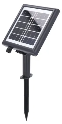 Solar-Lichterketten-Steuerbox, IP65, 4 Helligkeitsstufen, 8 Blinkmodi