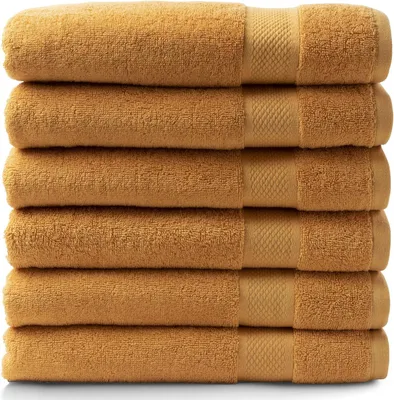 Immagine prodotto di Set di asciugamani per il bagno, 6 pezzi, 70 x 140 cm, 100% cotone, Oeko-Tex