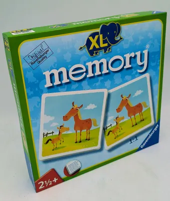 Produktbild von 24 Karten Ravensburger Kinder Legekartenspiel Mein erstes XL memory Tiere 21122