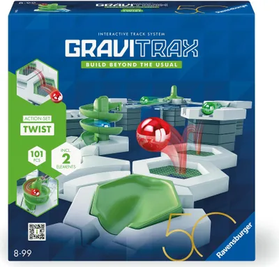 Produktbild von GraviTrax Action-Set Twist 50 year blue triangle Ravensburger 24576