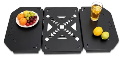 Image de Table de camping pliante en aluminium avec sac de rangement