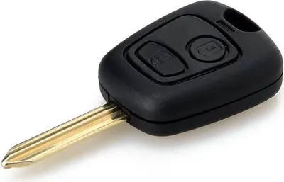 Produktbild von Schlüsselgehäuse mit Rohling 2 Tasten passend für Peugeot 107 207 207CC (PG20)