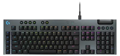 Produktbild von Logitech G G915 X, Kabelgebunden, USB, Mechanischer Switch, QWERTY, RGB-LED, Schwarz