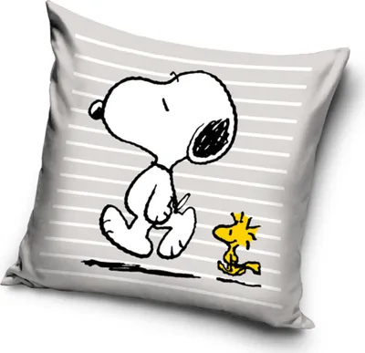 Produktbild von Kopfkissenbezug Snoopy und Woodstock