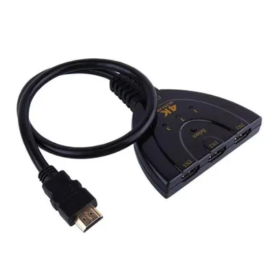 Produktbild von HDMI 3in1 Splitter Switch Kabel Adapter Umschalter Verteiler Hub UHD 4K @ 60Hz