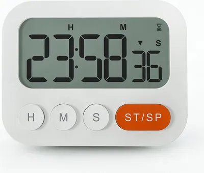 Image de Réveil numérique Minuteur de cuisine magnétique avec compte à rebours et volume réglable pour les exercices de cuisine éducatifs