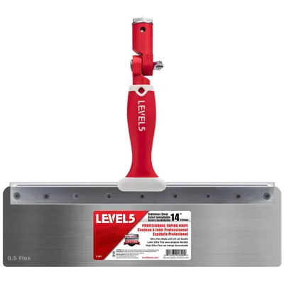 Produktbild von Level5 Profi Fassadenspachtel 356mm Flex Klinge Edelstahl Offset Griff 5-387