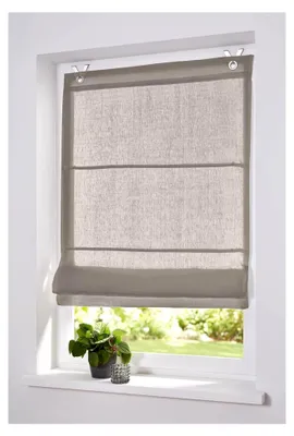 Produktbild von Raffrollo/Ösenrollo Metis Leinen 100% Leinen ca. 45 * 140 cm