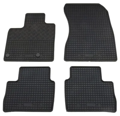 Gummifußmatten Set 4-teilig für Nissan Qashqai 3 J12 (2021-), schwarz