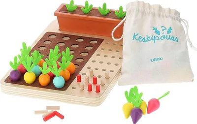 Produktbild von Keskipouss Erntetag Lernspiel aus Holz für Kinder ab 3 Jahren