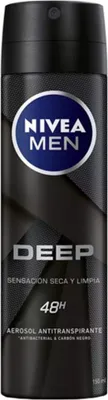 Obrázok produktu pre Nivea Men Dezodorant v spreji Deep Black Carbon 150ml