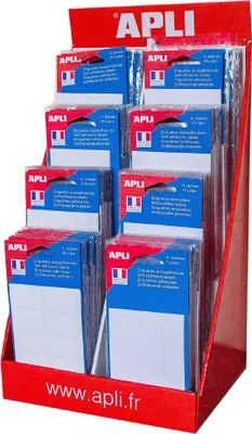 Produktbild von agipa Sortiment Etiketten im Display