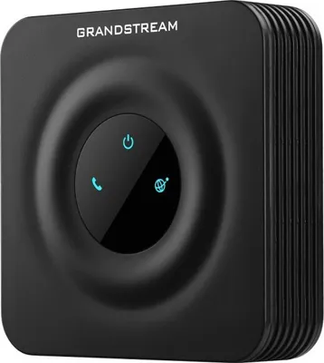 Produktbild von Grandstream VoIP Telefonadapter HT801, 100x100x29,5 mm, zum Anschluss analoger Endgeräte an VoIP-Netze, inkl. QoS, T.38 Fax, Zero-Config UCM Provisionierung & Sekundärserver-Failover.