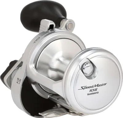 Produktbild von SHIMANO Speedmaster Leverdrag II, 10II, Rechtshand, Multi Angelrolle, Schiebebremse, SPM10II